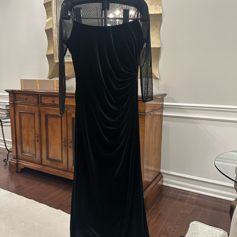 Eliza J Black Long Sleeve Dress